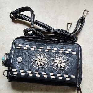 Black and Cream Women's Bag